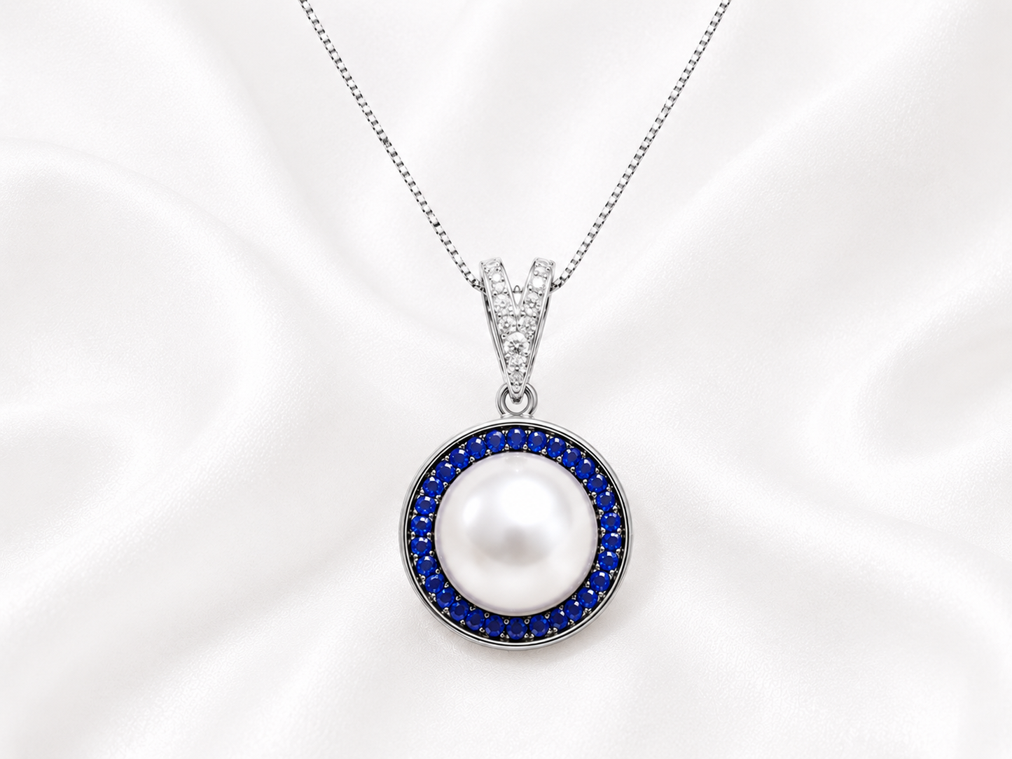 Round Pearl Premium Pendant Set