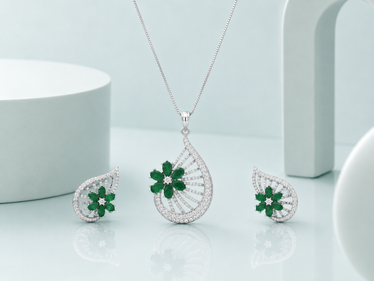 Paisley Bloom Pendant Set