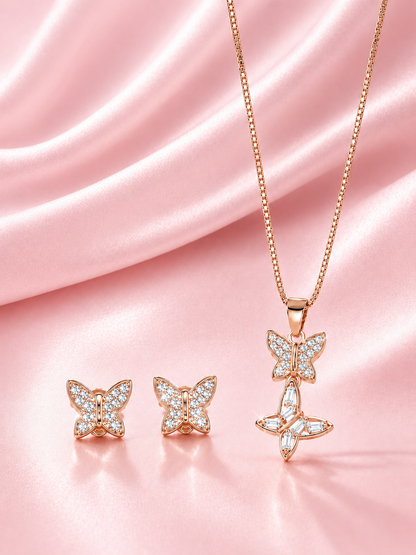 Hanging Butterfly Premium Pendant Set