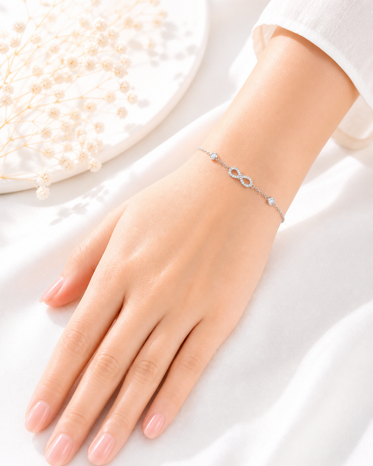 Infinity Silver Bracelet
