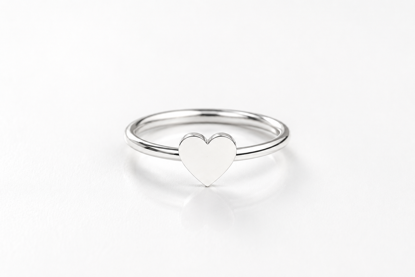 Handmade Heart Silver Ring
