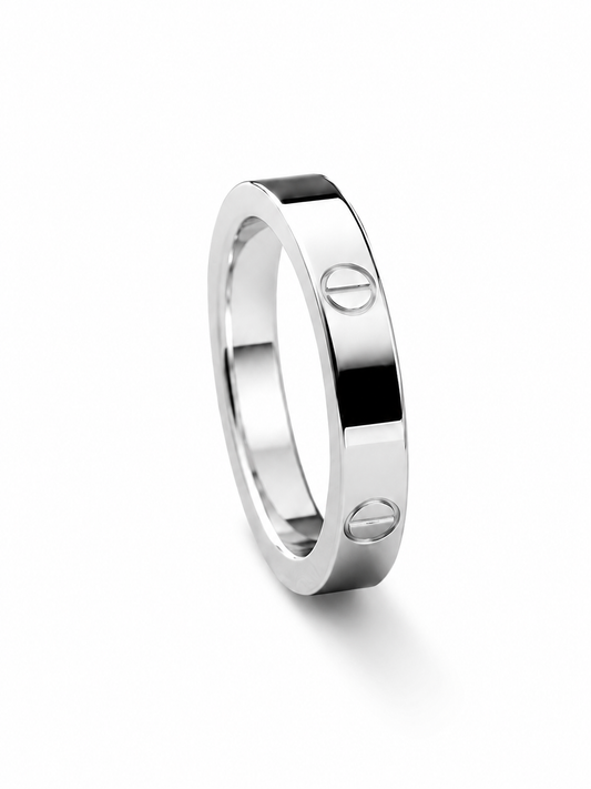 Cartier Silver Ring Band