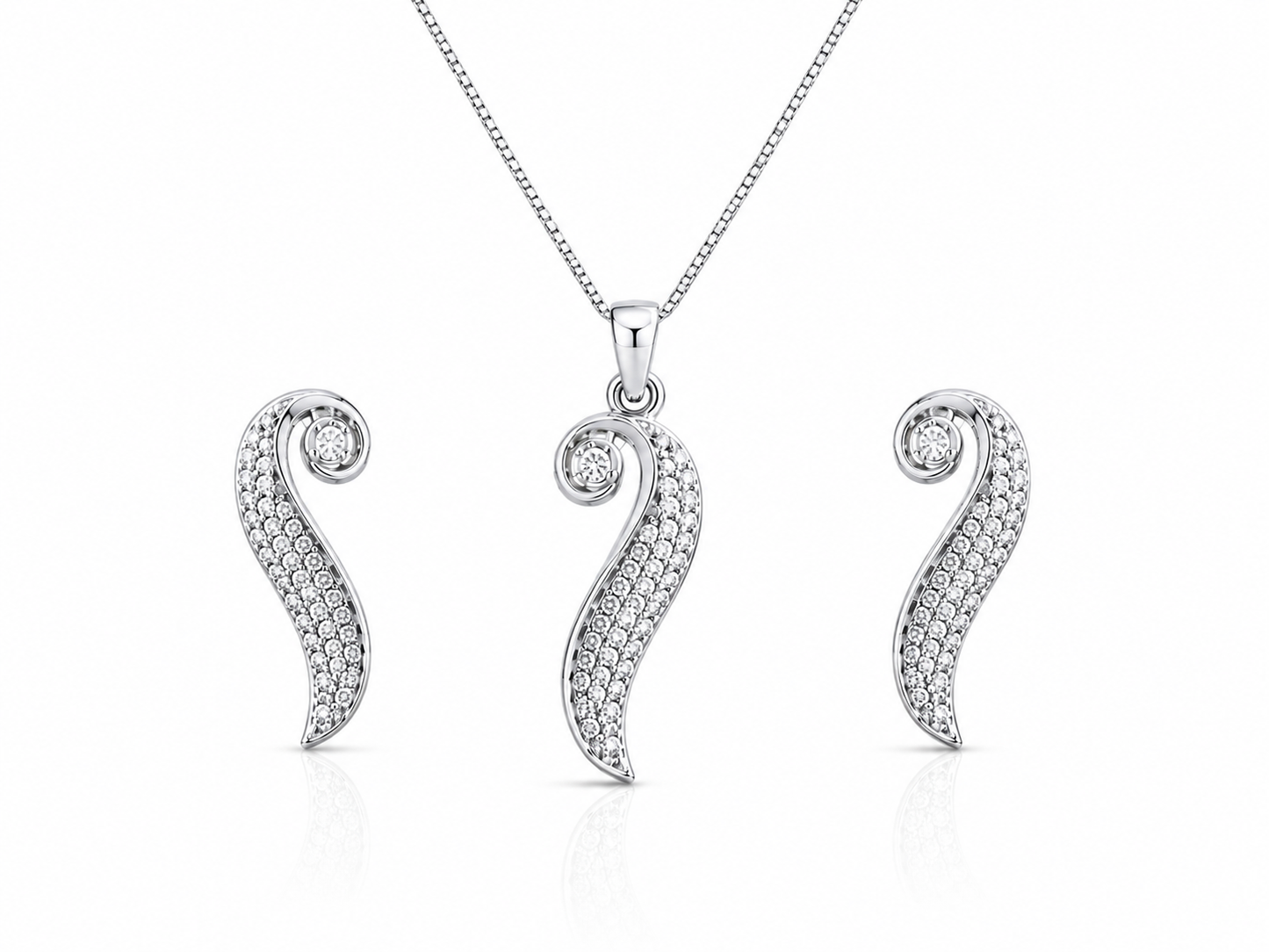 Wave Pendant Set