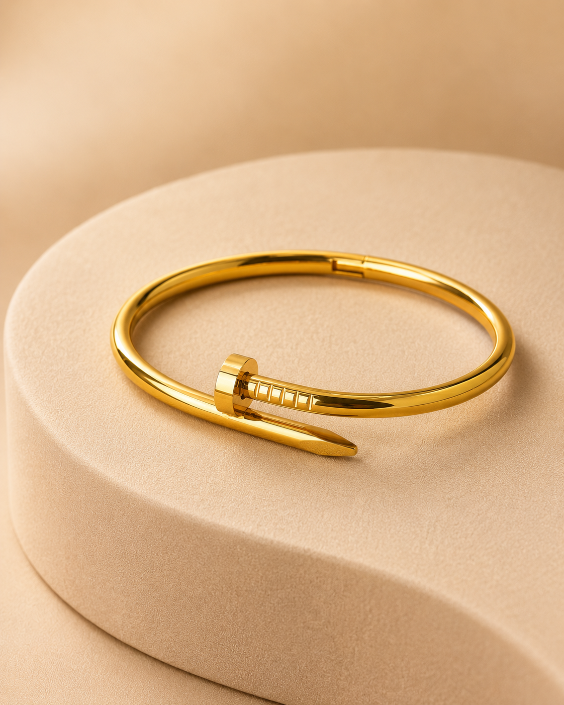 Nail Bangle Bracelet