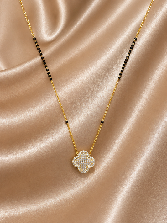 Clover Diamond Mangalsutra