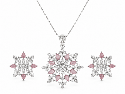 Snowflake Pendant Set