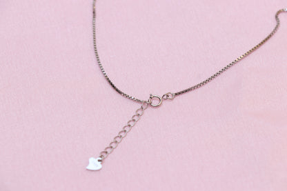 Drop Solitaire Minimal Pendant Set