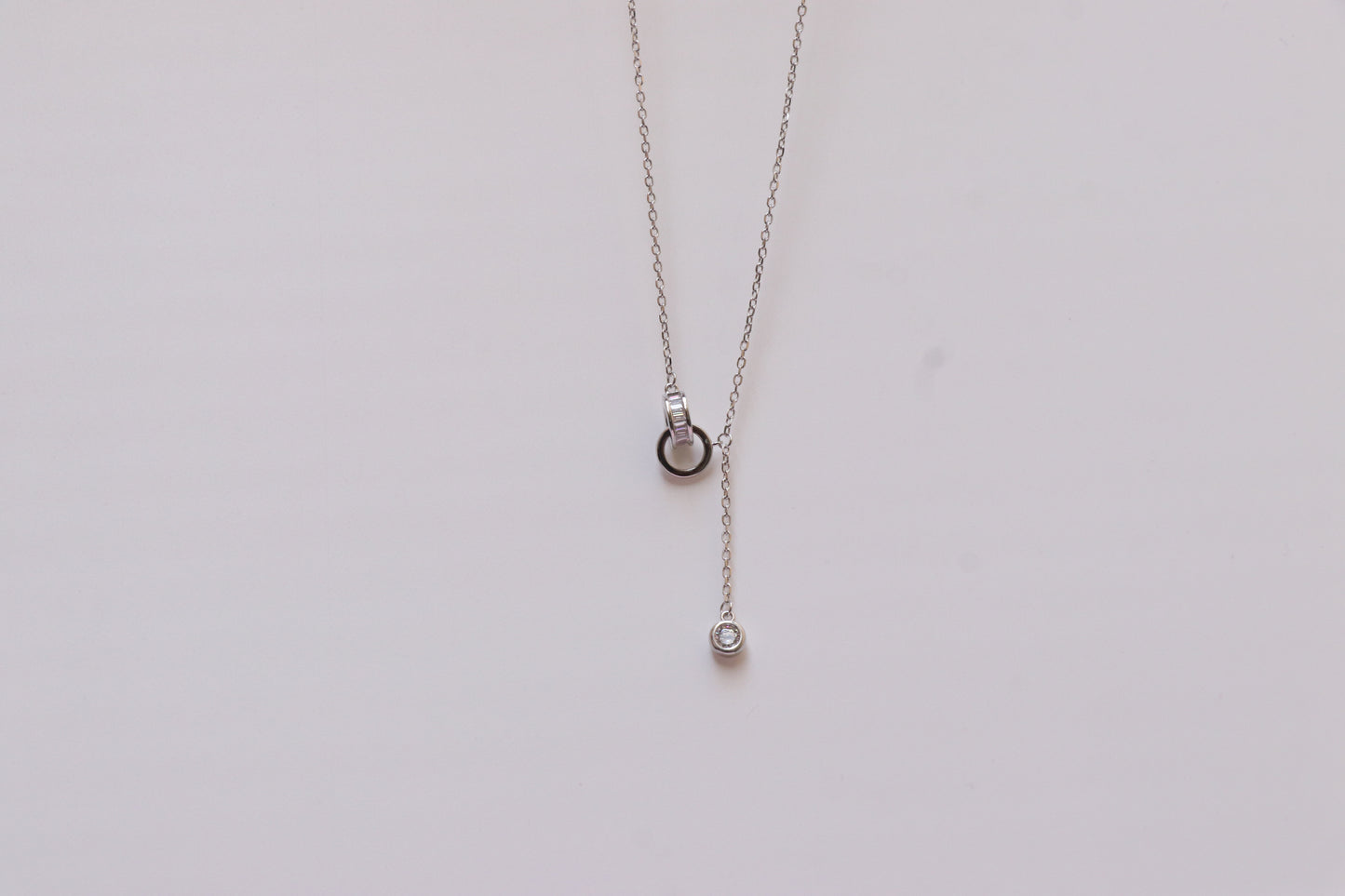 Double Ring Minimal Pendant