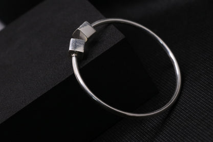 Plain Silver Bracelet