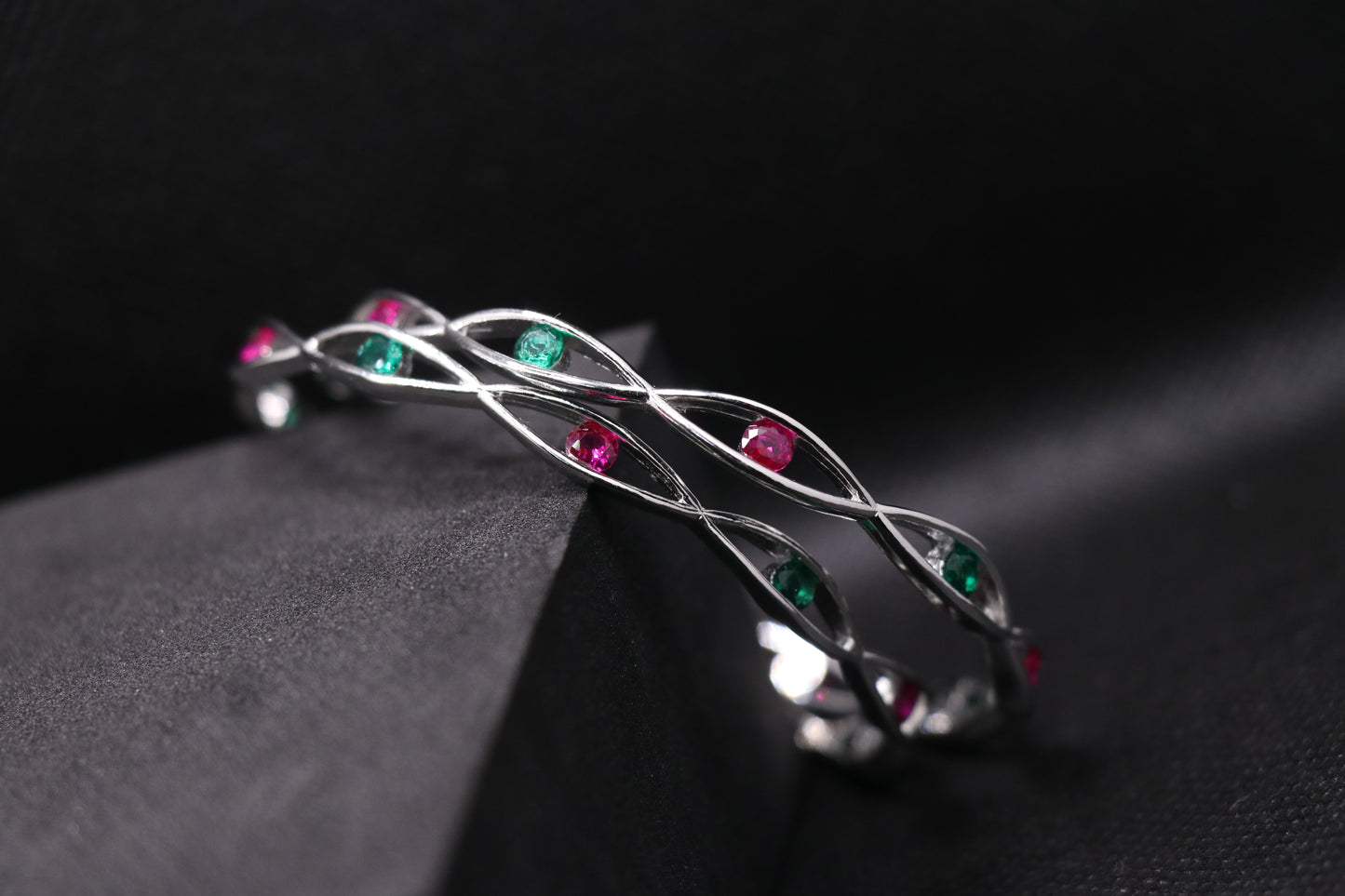 Multi Colour gemstone Bangle