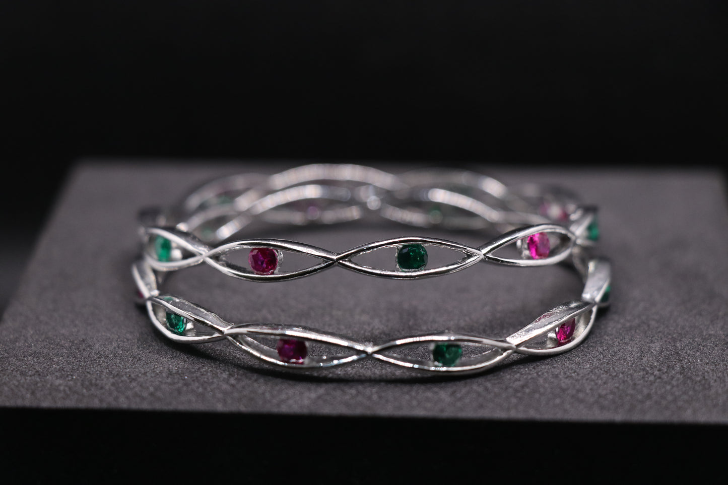 Multi Colour gemstone Bangle