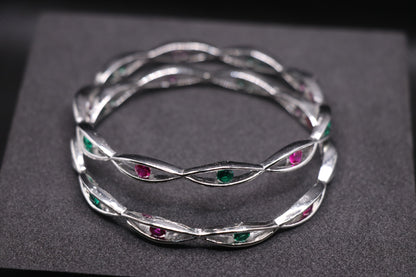 Multi Colour gemstone Bangle