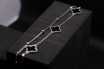 Black Gem Chain Bracelet