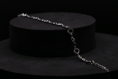 Infinity Silver Chain Bracelet