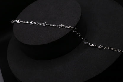 Infinity Silver Chain Bracelet