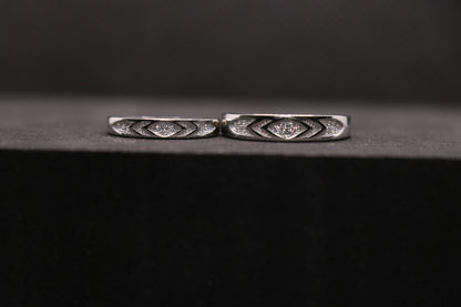 Diamond Studded Couple Bands
