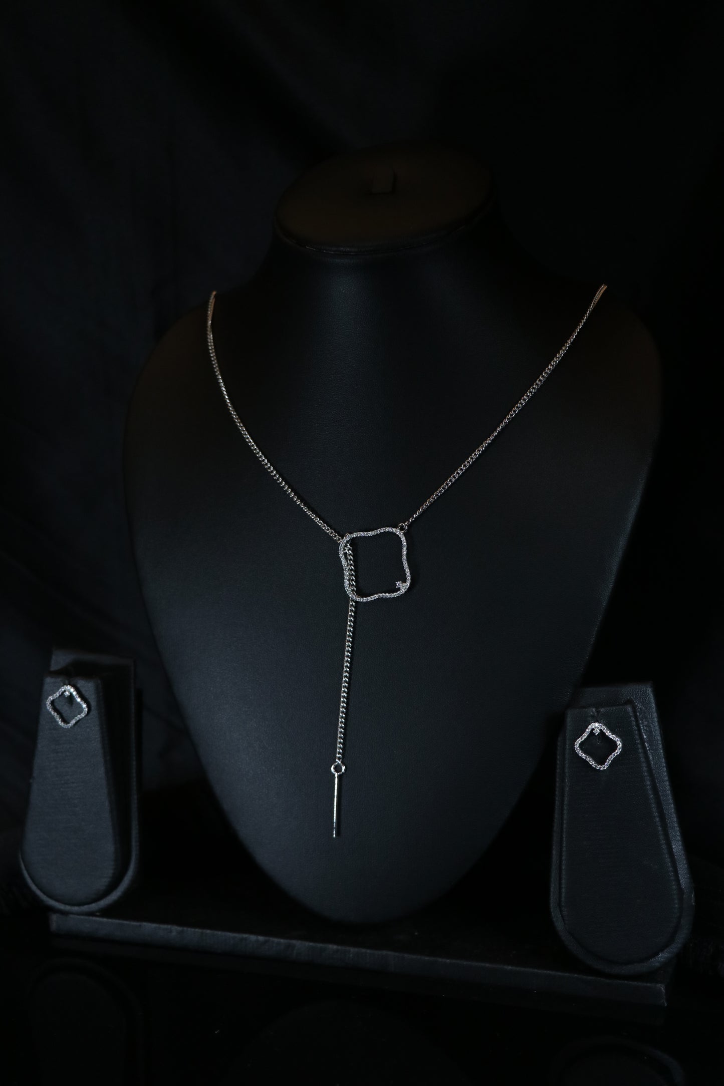 Dual Silver Pendant Set