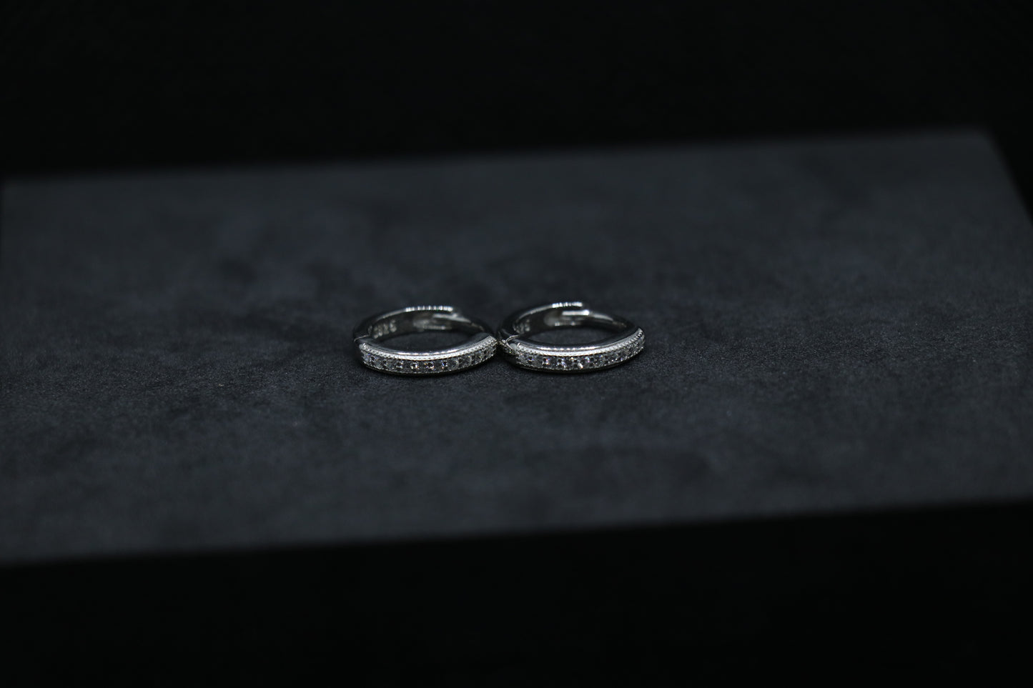 Simple Minimalist Silver Hoop Earrings