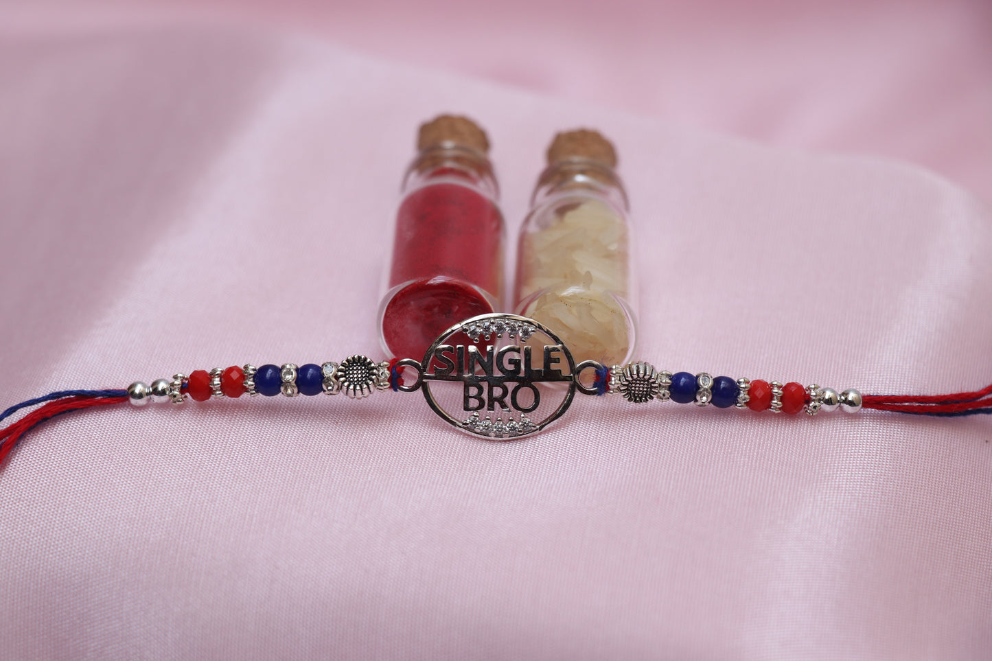 Single Bro Silver Rakhi