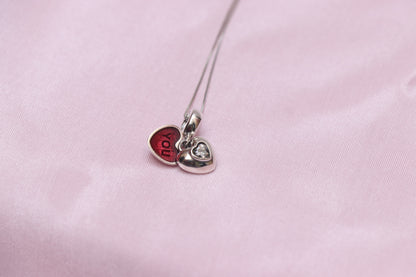 Love You & Me Minimal Pendant