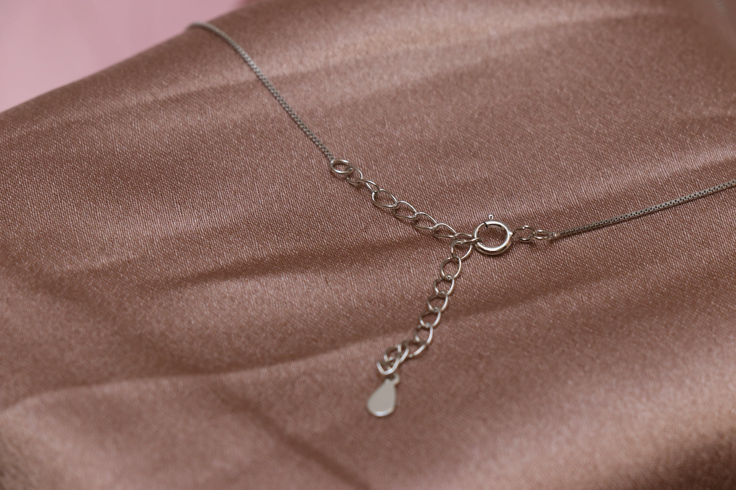 Adjustable Plain Silver Chain