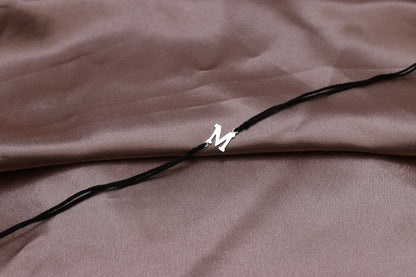 Letter M Handmade Silver Bracelet