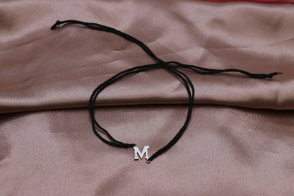 Letter M Handmade Silver Bracelet