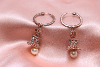 Rose Gold Hoop Earrings