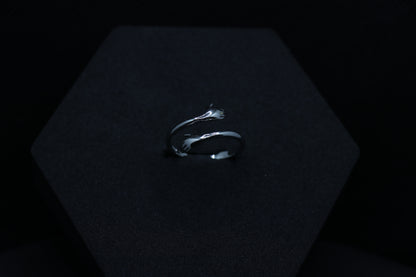 Hug Silver Ring