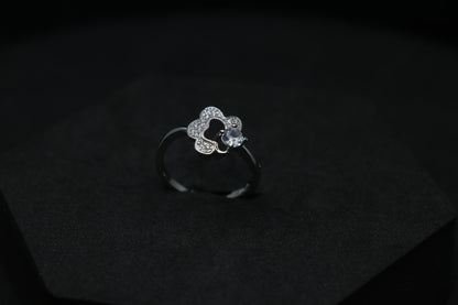 Solitaire Silver Ring