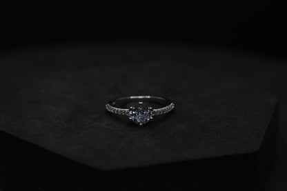 Solitaire Silver Ring