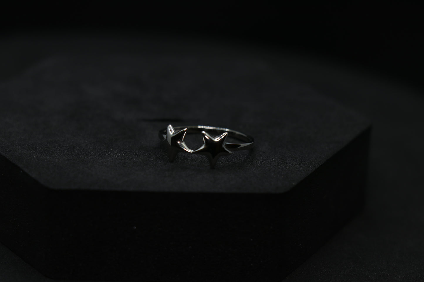 Star Plain Silver Ring For Her