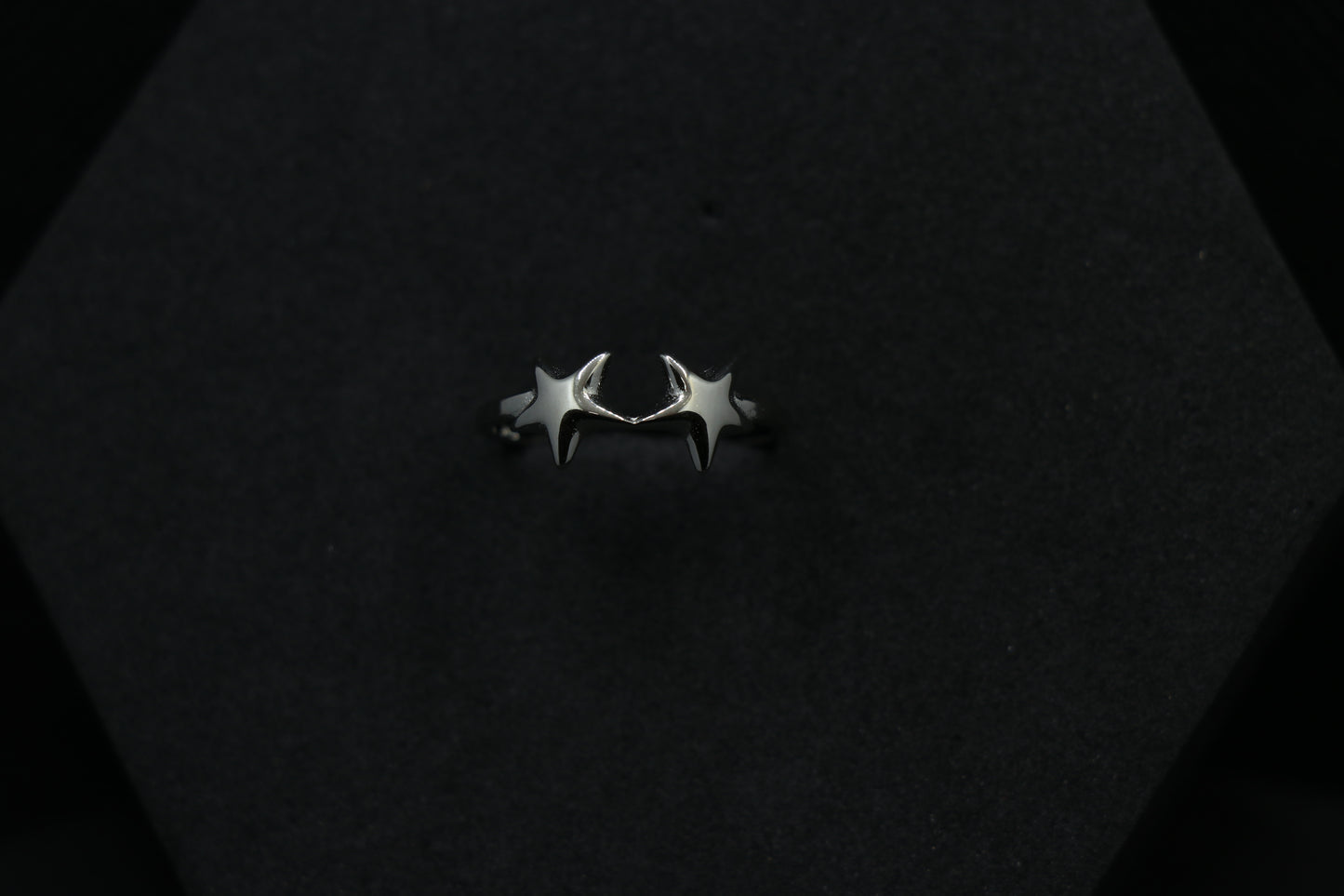 Star Plain Silver Ring For Her