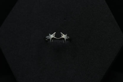 Star Plain Silver Ring For Her