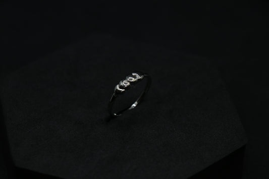 Heart Pure Silver Ring