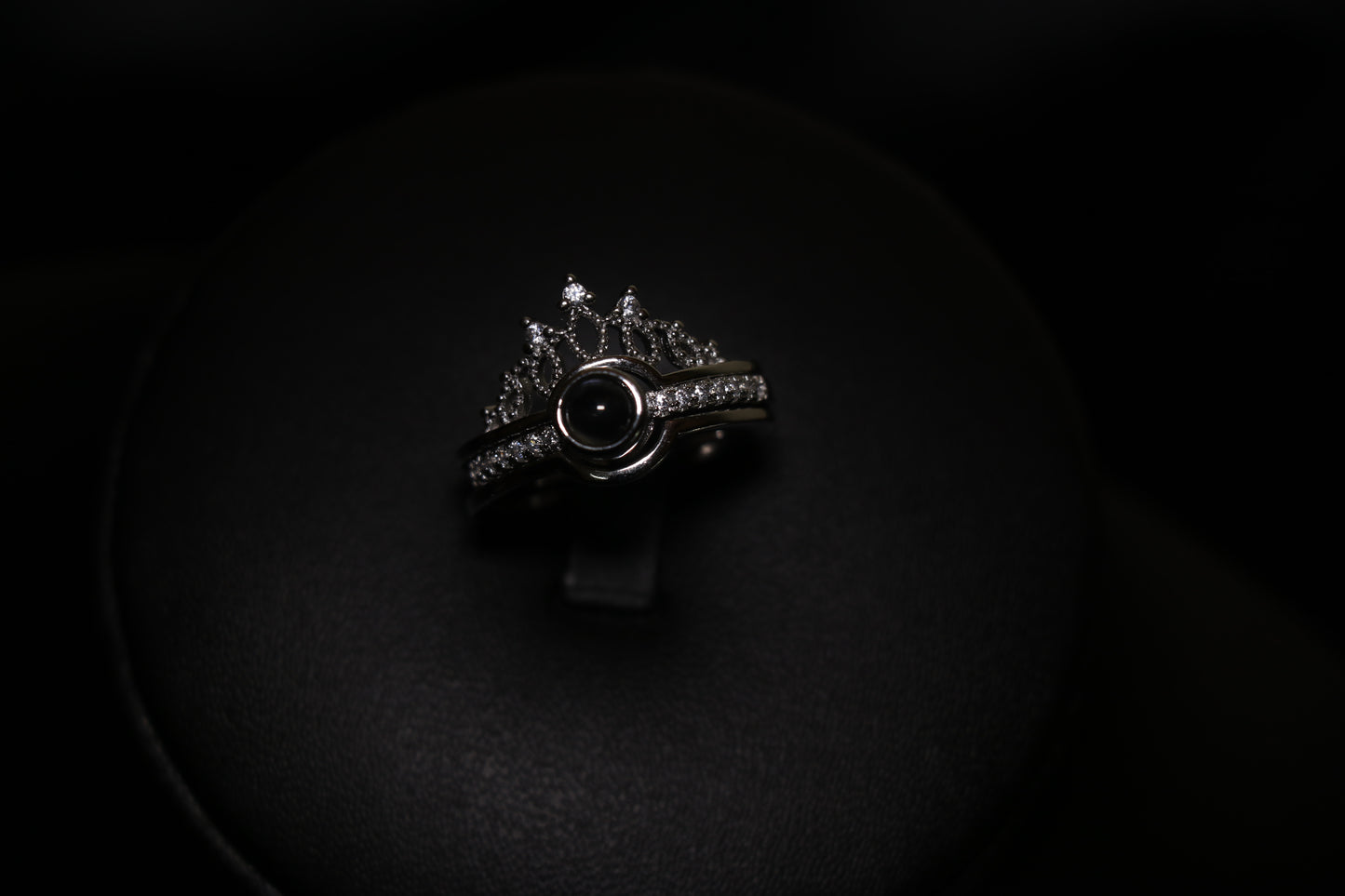 Crown Two In One Silver Ring