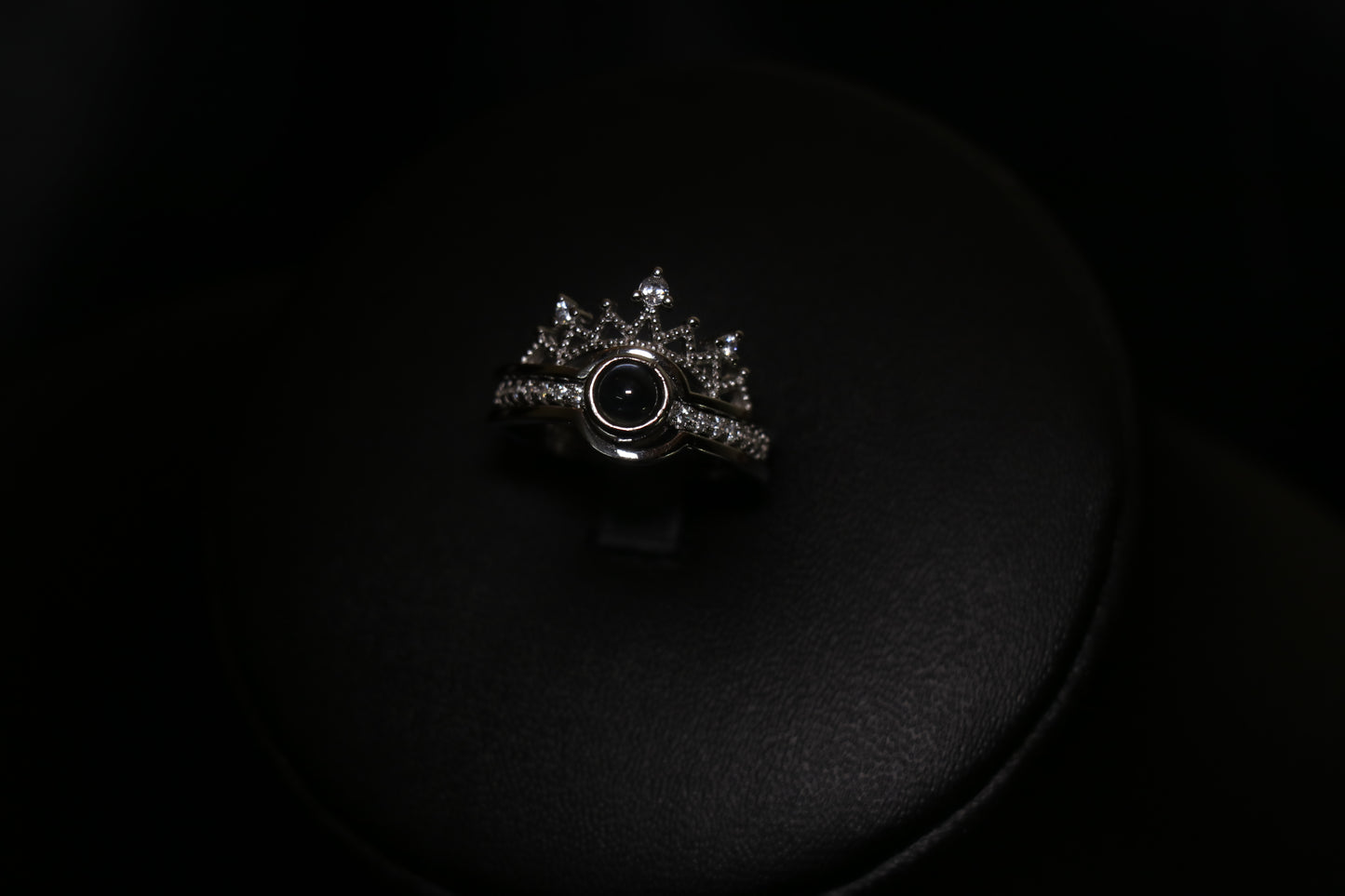 Crown Two In One Silver Ring