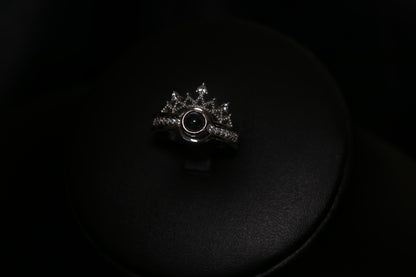 Crown Two In One Silver Ring