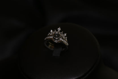 Crown Two In One Silver Ring