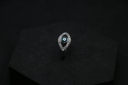 Evil Eye Silver Ring