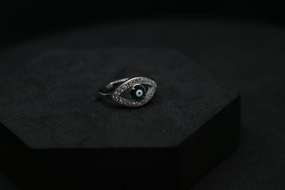 Evil Eye Silver Ring