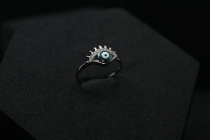 Evil Eye Silver Ring