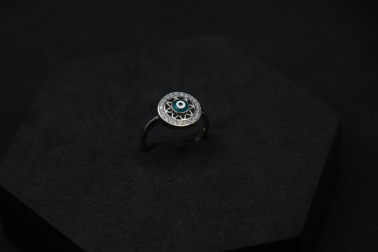 Evil Eye Silver Ring