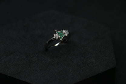 Star Silver Ring For Her