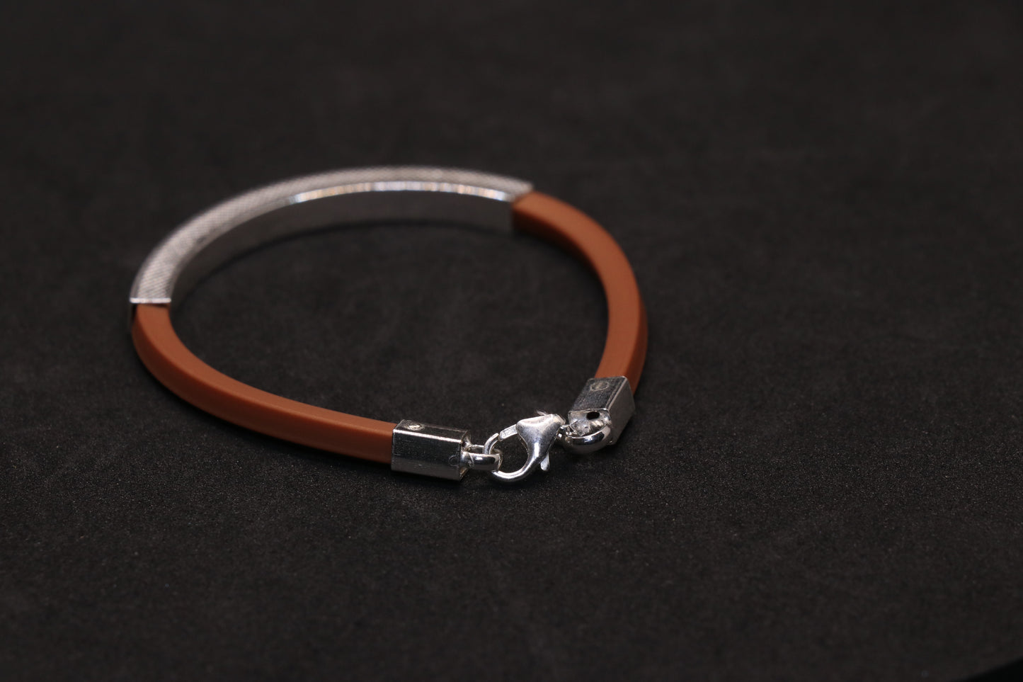 Brown Silver Bracelet For Kid