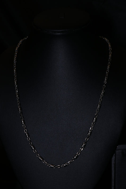 Hollow Silver Chain