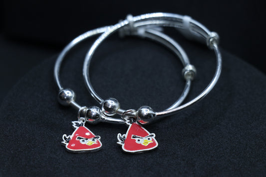 Angry Bird Silver Baby Kada