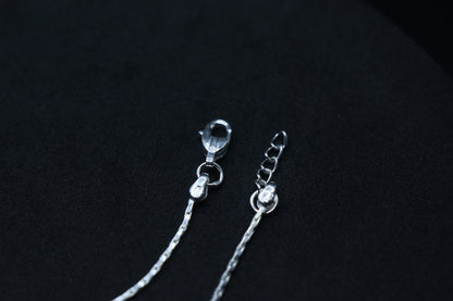 Flower Rudraksh Silver Rakhi