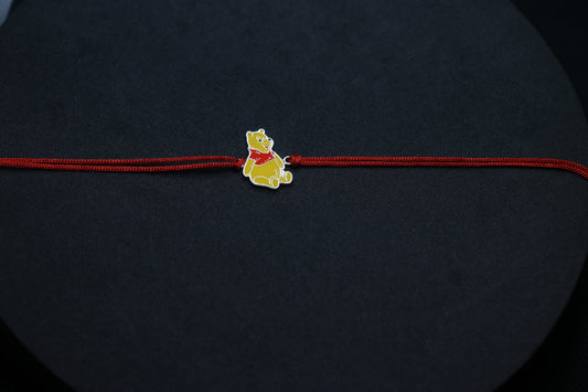 Pooh Bear Silver Rakhi