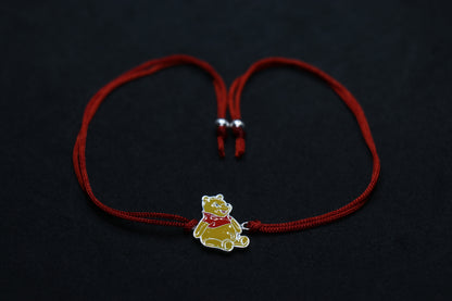 Pooh Bear Silver Rakhi